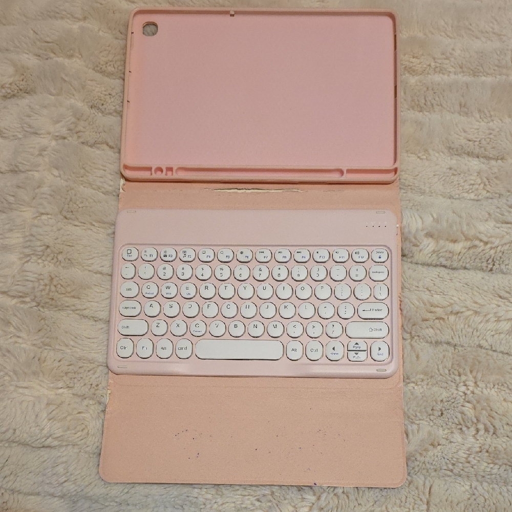 Pink Tablet Case with Keyboard CASE WITH KEYBOARD for GALAXY TAB S6 LITE TABLET
